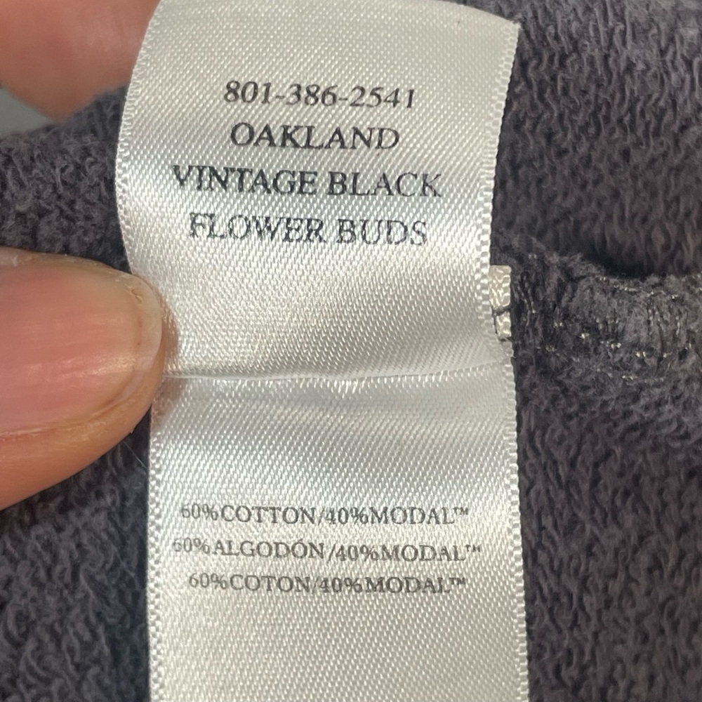 Rails Oakland Sweatpants/Joggers, Vintage Black Flower Buds - Womens Medium - Picture 16 of 16